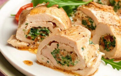 Pechugon relleno al verdeo