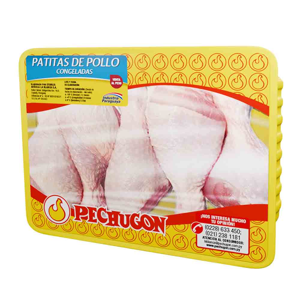 Patitas de pollo congeladas