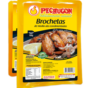 Brochetas de media ala