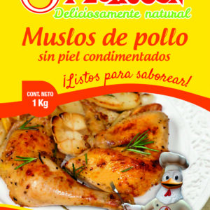 Muslos sin piel condimentados
