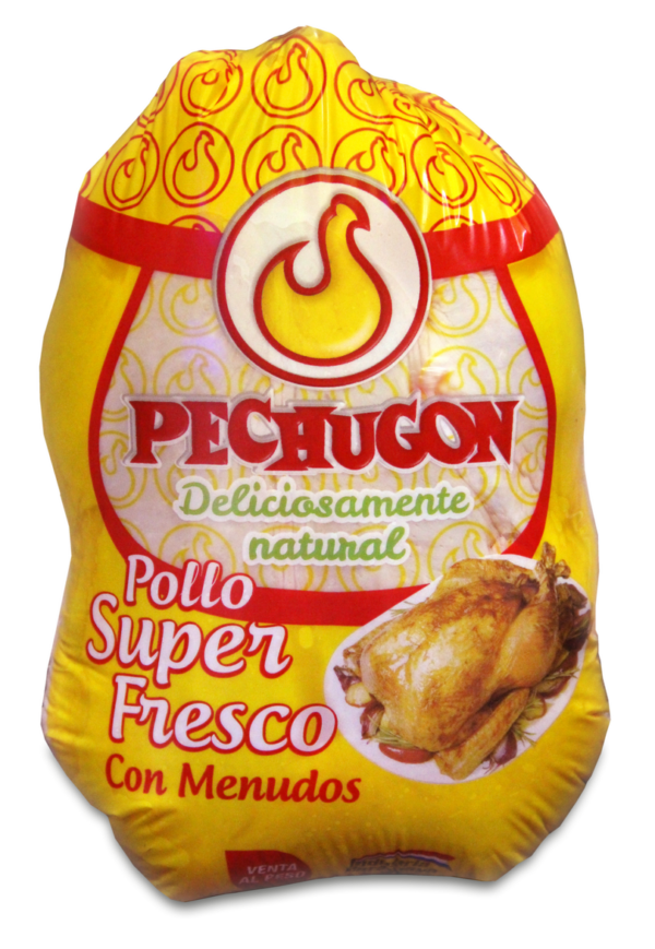 Pollo Entero Super Fresco Con Menudos Pollos Pechugon