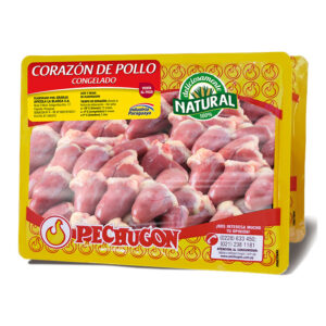Corazón de pollo congelado