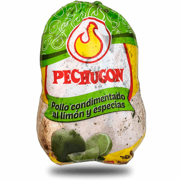 Pollo Entero Cond. fresco y congelado al limón y especias
