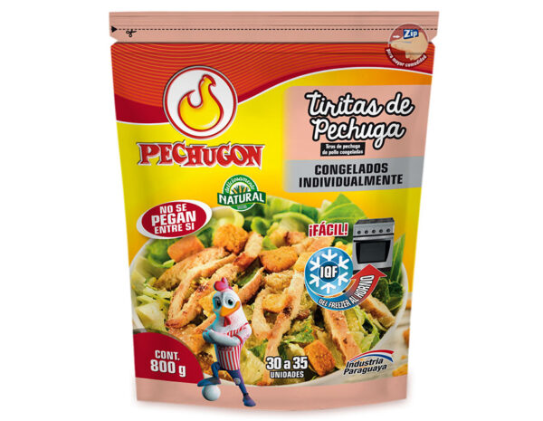 Tiritas de Pechuga IQF - 30 a 35 unds.